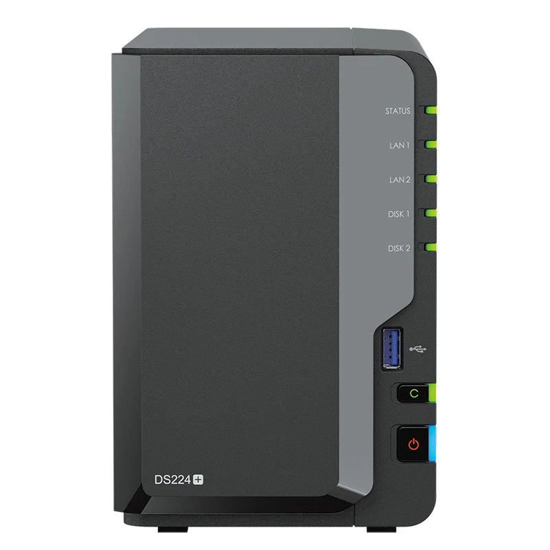 Synology DiskStation DS224+ - SATA / 2-Bays / USB / LAN / Desktop (Diskless) Synology DiskStation DS224+ - SATA / 2-Bays / USB / LAN / Desktop (Diskless)